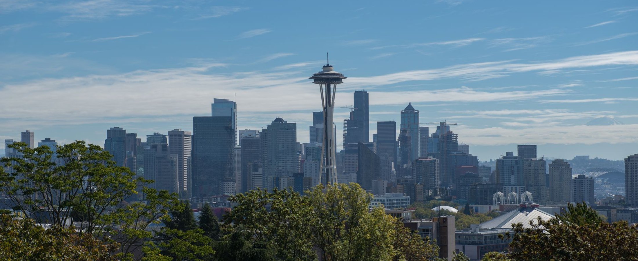 The Seattle skyline and the Space Needle