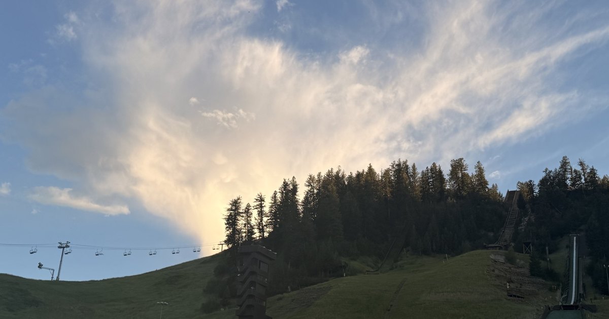 the Steamboat ski area in summer